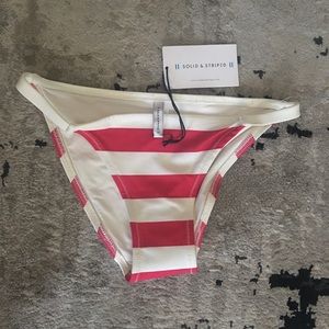 👙Solid & striped bikini bottoms 👙 BNWT XS